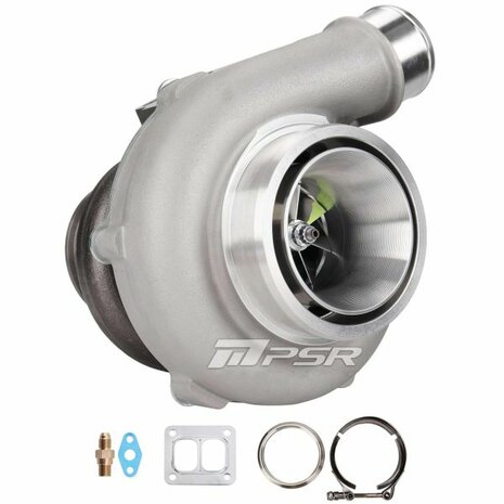 3076 GEN2 750 PS Doppelkugellager-Turbo &ndash; T51R Mod &ndash; T4 geteiltes .85 V-Band Pulsar Turbo Systems