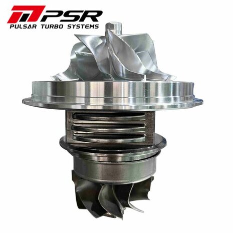 Turbocompresseur 400D &agrave; double roulement &agrave; billes CHRA - Roue Turbine 101x91,3mm - Roue Compr. 85x115mm 6+6 Lames Pulsar Turbo Systems