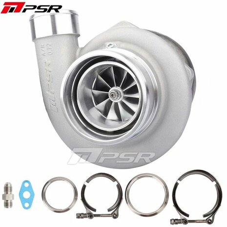 Turbocompresseur &agrave; roulement &agrave; billes PSR3584 1000HP GEN3 - Standard - Double bande en V en acier inoxydable 1.03 Pulsar Turbo Systems
