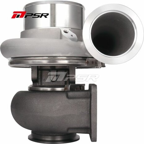 488 1550HP Journal Bearing Billet Compr. Wheel Turbo &ndash; T51R Mod - 87.4x81.7mm-T6 Divided 1.32 V-Band Pulsar Turbo Systems