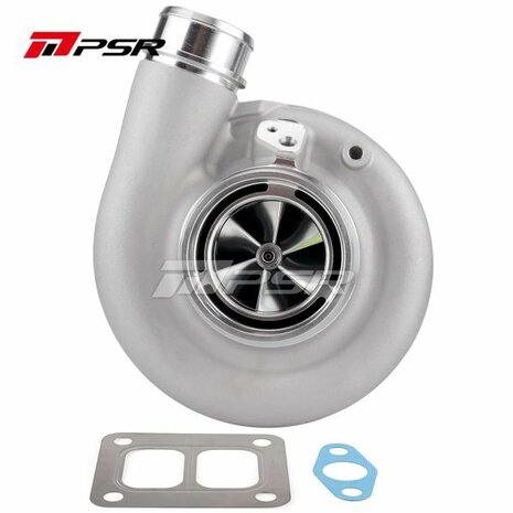 366D 950HP GEN2 Dual Ceramic Ball Bearing Turbo - T51R Mod - 80x73mm - T4 Divided .91 V-Band Pulsar Turbo Systems