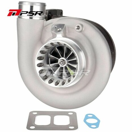 372D 950HP GEN2 Dual Ceramic Ball Bearing Turbo - T51R Mod - 80x73mm - T4 Divided .91 V-Band Pulsar Turbo Systems