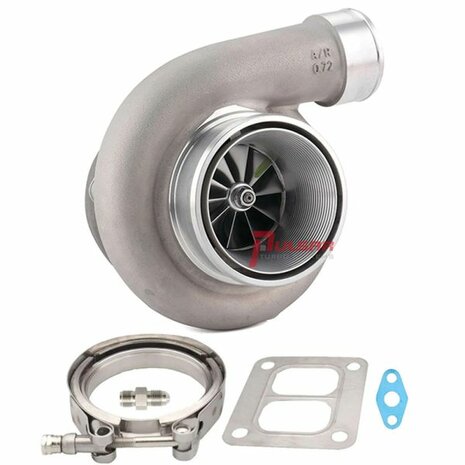 PSR3584 1000HP GEN3 Ball Bearing Turbocharger - T51R Mod - T4 Divided .85 V-Band Pulsar Turbo Systems