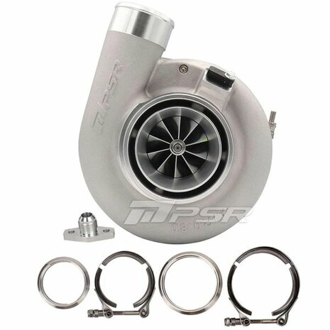 7170G 1150HP Dual Ball Bearing Turbo - Standard - Dual V-band 1.06A/R Pulsar Turbo Systems