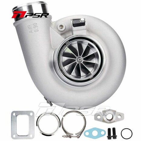 7975G Compact 1450HP Dual Ball Bearing Turbo - Forward Rotation - Standard - T4 1.15 V-Band Pulsar Turbo Systems