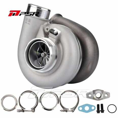 7975G Compact 1450HP Dual Ball Bearing Turbo - Forward Rotation - Standard - 1.28 Dual V-Band Pulsar Turbo Systems