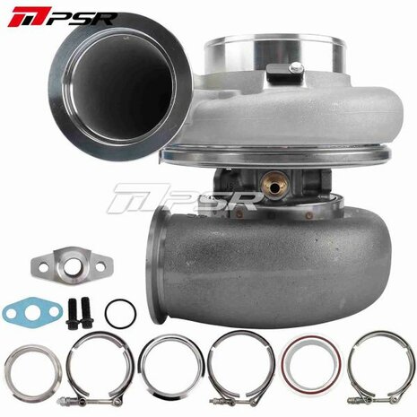 7375G 1200HP Dual Ball Bearing Turbo - Reverse Rotation - standard - 1.15 dual v-band Pulsar Turbo Systems