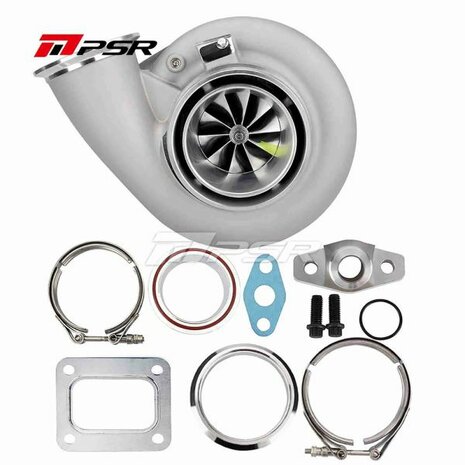 7375G 1200HP Dual Ball Bearing Turbo - Forward Rotation - Standard - 1.28 Dual V-Band Pulsar Turbo Systems