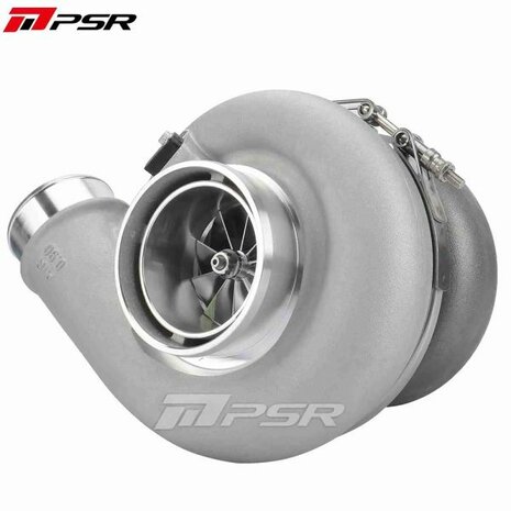 7375G 1200HP Compact Dual Ball Bearing Turbo - Forward Rotation - Standard - 1.28 T4 Divided V-Band Pulsar Turbo Systems