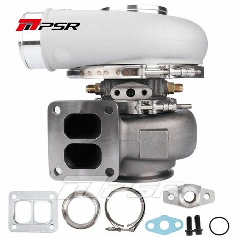 6870E 1100HP Ball Bearing Turbo - Standard - T4 Divided 1.0 V-Band Pulsar Turbo Systems