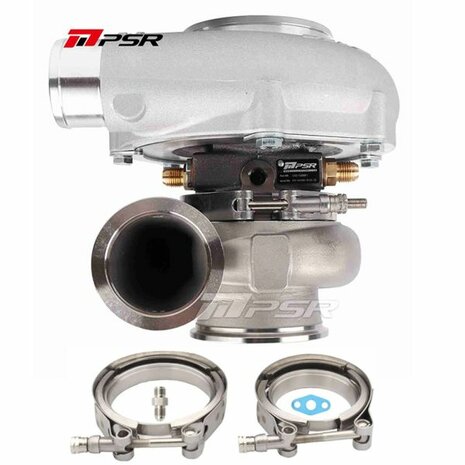 6262G 900HP Dual Ball Bearing Turbo - Forward Rot - Standard .72A/R 2 inch outl- .82 St St Dual V-B Pulsar Turbo Systems