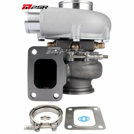 5455G 660HP Dual Ball Bearing Turbo - Forward Rotation - T51R Mod .70A/R 3inch Inlet - T3 .72 V-Band Pulsar Turbo Systems