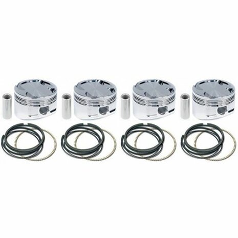 Piston set 87.50mm 9.0:1 (K24 with K20 cylinder head) CP-Carrillo Honda