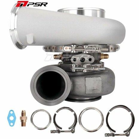 7982G 1500HP Curved Point Mill Compressor Wheel Dual Ball Bearing Turbo-Standard - 1.01 Dual V-Band Pulsar Turbo Systems