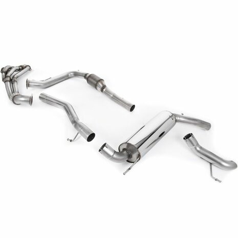Full stainless steel exhaust system - Civic cup race system Milltek Sport Honda