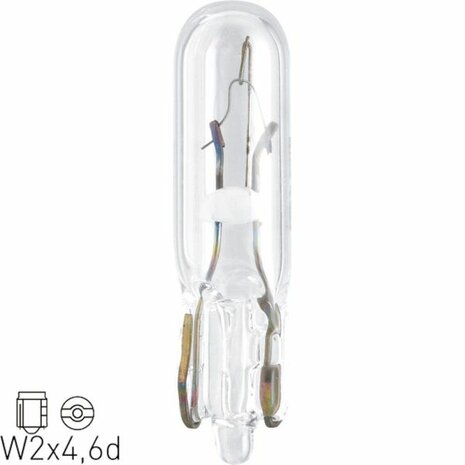 Lampe Philips W1.2W T5 12V/1.2W Philips