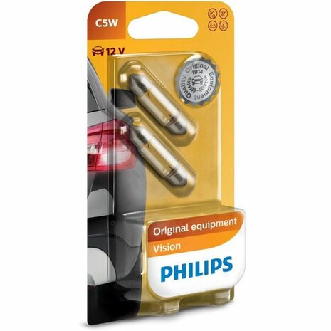 Lampes &agrave; tube C5W 36mm Philips Vision
