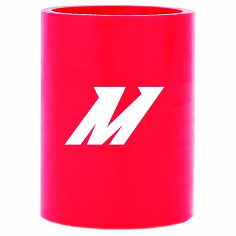 Connecteur silicone droit &Oslash;63.5mm/2.5&#039;&#039; - Rouge Mishimoto
