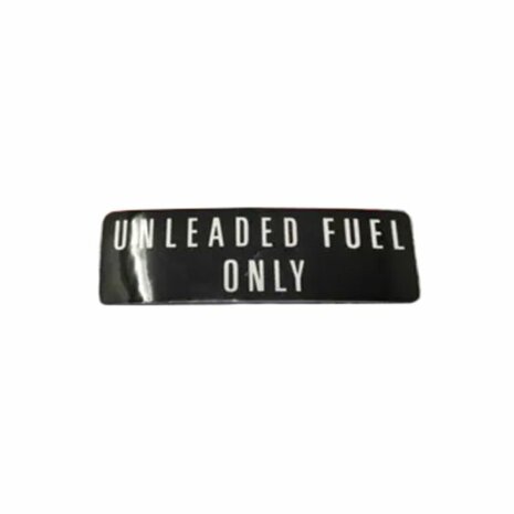 Sticker - unleaded fuel only (alleen loodvrije brandstof) Genuine Honda