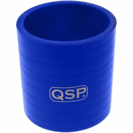 Silikonverbinder gerade &Oslash;76mm/3,0&quot; - Blau QSP