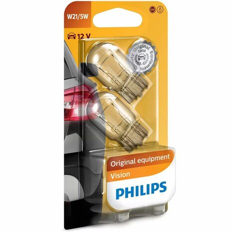 T20 W21/5W Gl&uuml;hbirne Philips