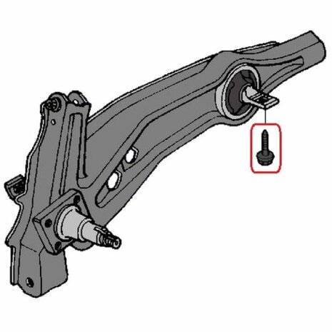 L&auml;ngslenkerschraube (12x60) Genuine Honda