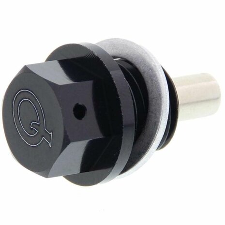 Aftapplug magnetisch motor (M14x1.5) - Zwart QSP