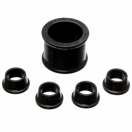 Stuurhuis rubbers - Zwart Energy Suspenion Honda