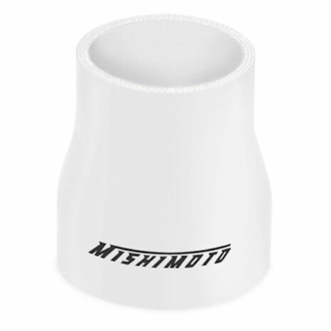 Silicone reducing coupling &Oslash;63.5-76mm/2.5-3.0&#039;&#039; - White Mishimoto