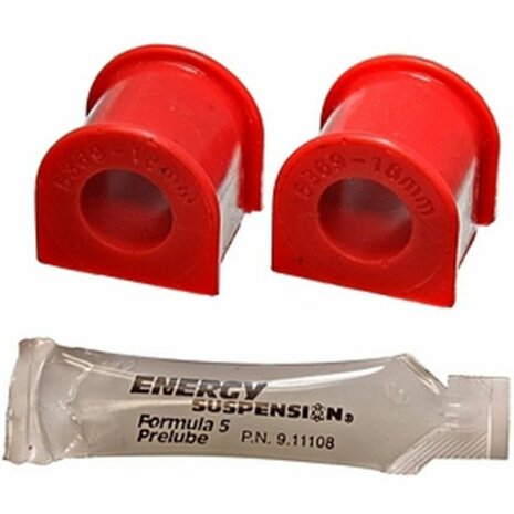 Stabilisatorstang rubbers achterzijde (15mm) - Rood Energy Suspenion Honda