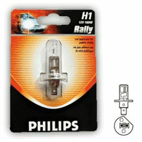H1-Halogenlampen-Rallye Philips