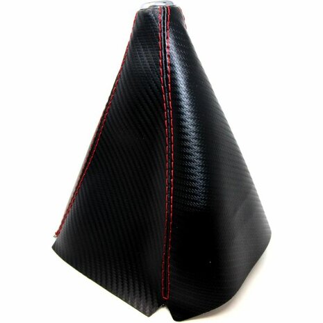 Cache pignon noir - Coutures rouge carbone US-Racing Honda