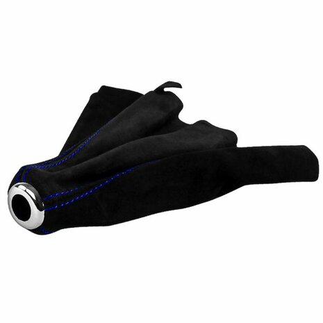 Couvre-mat&eacute;riel noir - Coutures bleues en su&egrave;de US-Racing Honda