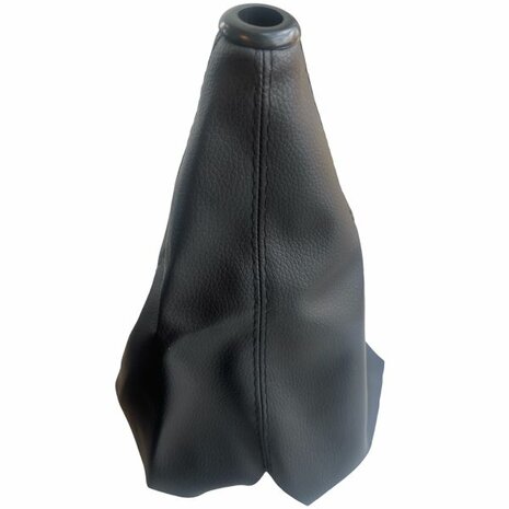 Gear shift cover black - Leather black stitching US-Racing Honda