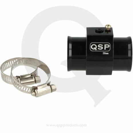 26-mm-Schlauchadapter f&uuml;r 1/8 NPT-Sensor &ndash; Schwarz QSP