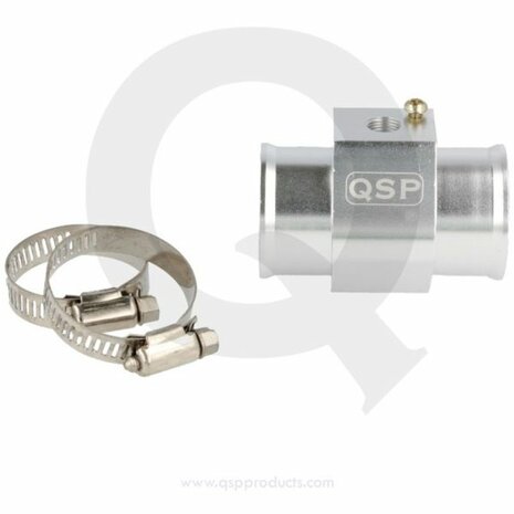 26mm slangadapter voor 1/8 NPT sensor - Zilver QSP