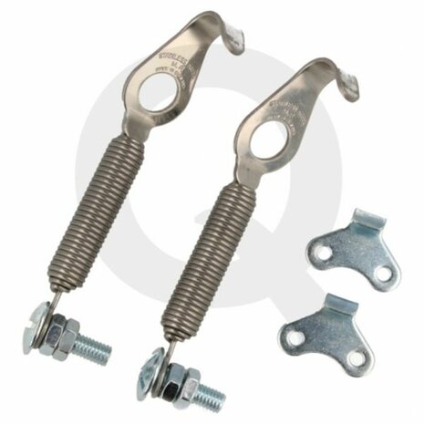 Kofferbak / achterklep veren - Zilver QSP