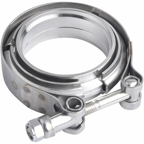 V-Band-Kit T304 Edelstahl &ndash; &Oslash;60,50 mm/2,38&#039;&#039; SRS