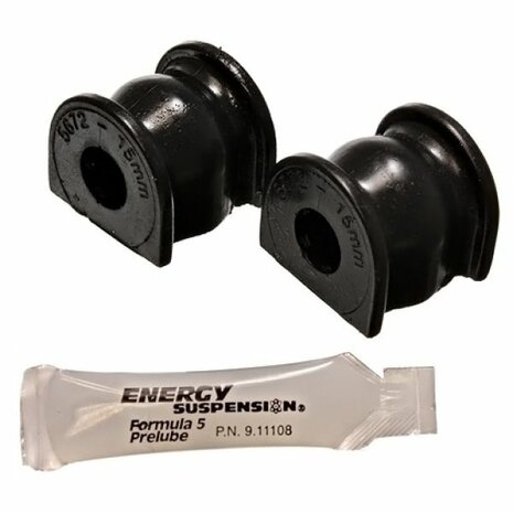 Stabilizer bar rubbers rear (12mm) - Black Energy Suspenion Honda
