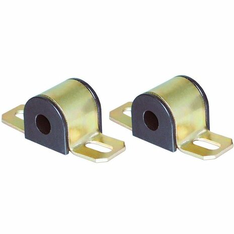 Universele stabilisatorstang rubbers (22mm) - Zwart Energy Suspenion