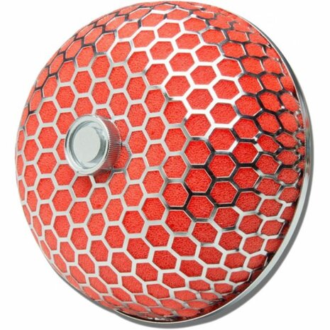 Universeller Pilzluftfilter im HKS-Stil &ndash; &Oslash;76 mm/3,00 Zoll &ndash; Rot US-Racing