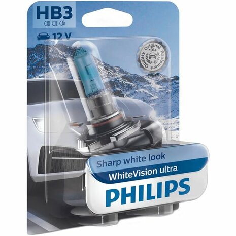HB3/9005 halogen lamp WhiteVision ultra Philips