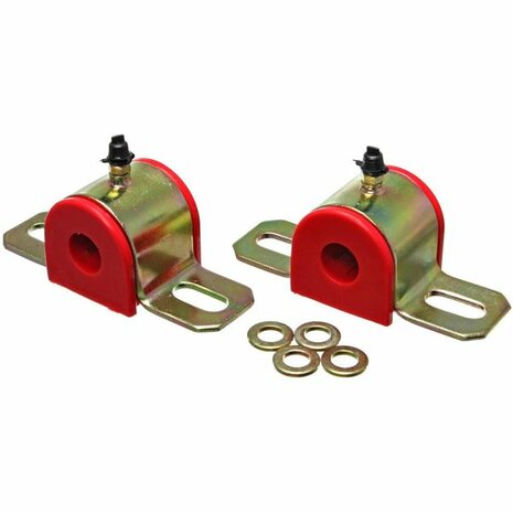 Universele stabilisatorstang rubbers (16mm) - Rood Energy Suspenion