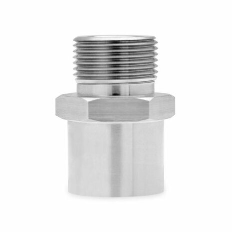 Sandwichplaat adapter RVS - M22x1.5 Mishimoto
