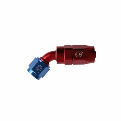 Schlauchadapter 45&deg; 10HE-10AN(F) - Rot/Blau QSP