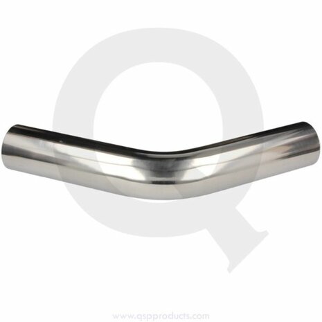 Aluminium pijp 45&ordm; &Oslash;63mm/2.5&#039;&#039; - Gepolijst QSP