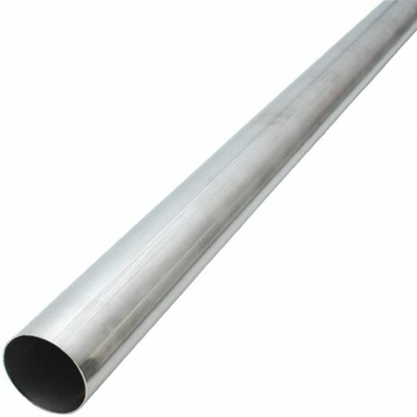 Auspuffrohr rund 100cm - &Oslash;63,5mm/2,50&quot; SRS