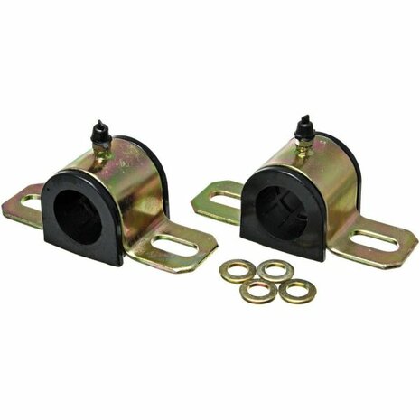 Universele stabilisatorstang rubbers (25mm) - Zwart Energy Suspenion
