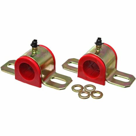 Caoutchoucs universels de barre stabilisatrice (25mm) - Rouge Energy Suspenion