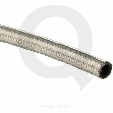 Durite carburant / huile tress&eacute;e inox 12AN/D12 (&oslash; 17,4mm) QSP